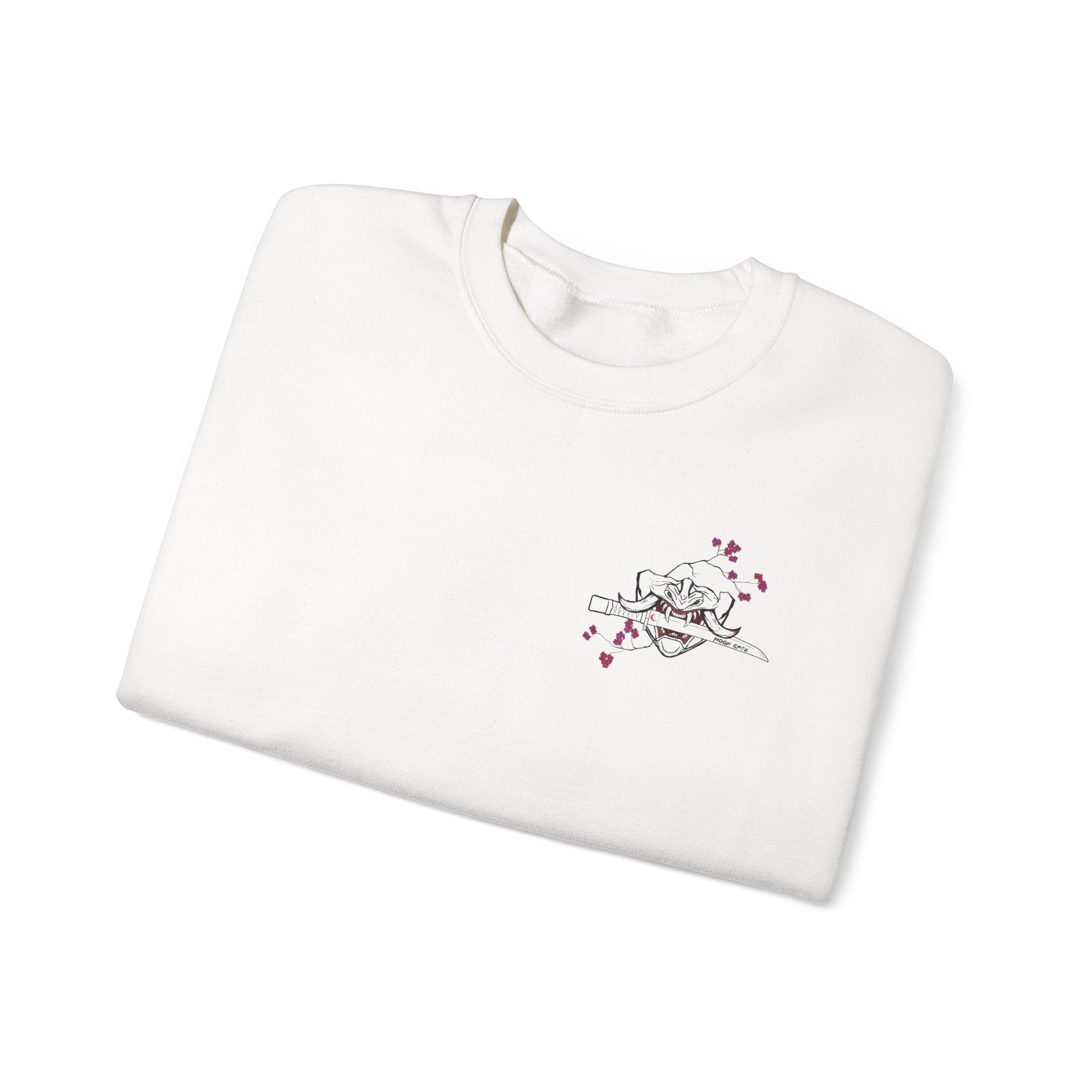 essential moon token sweater white