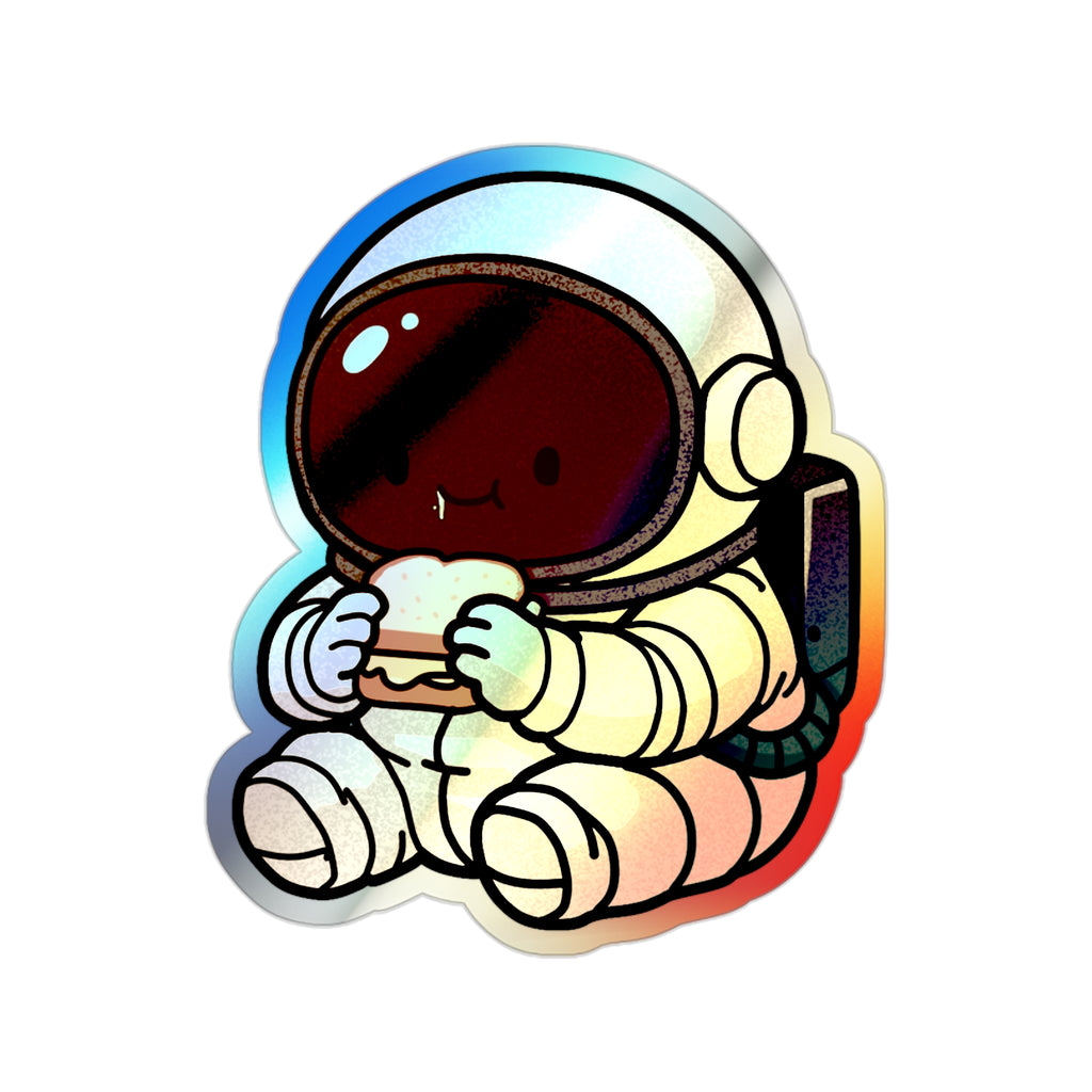 cheezy holographic sticker